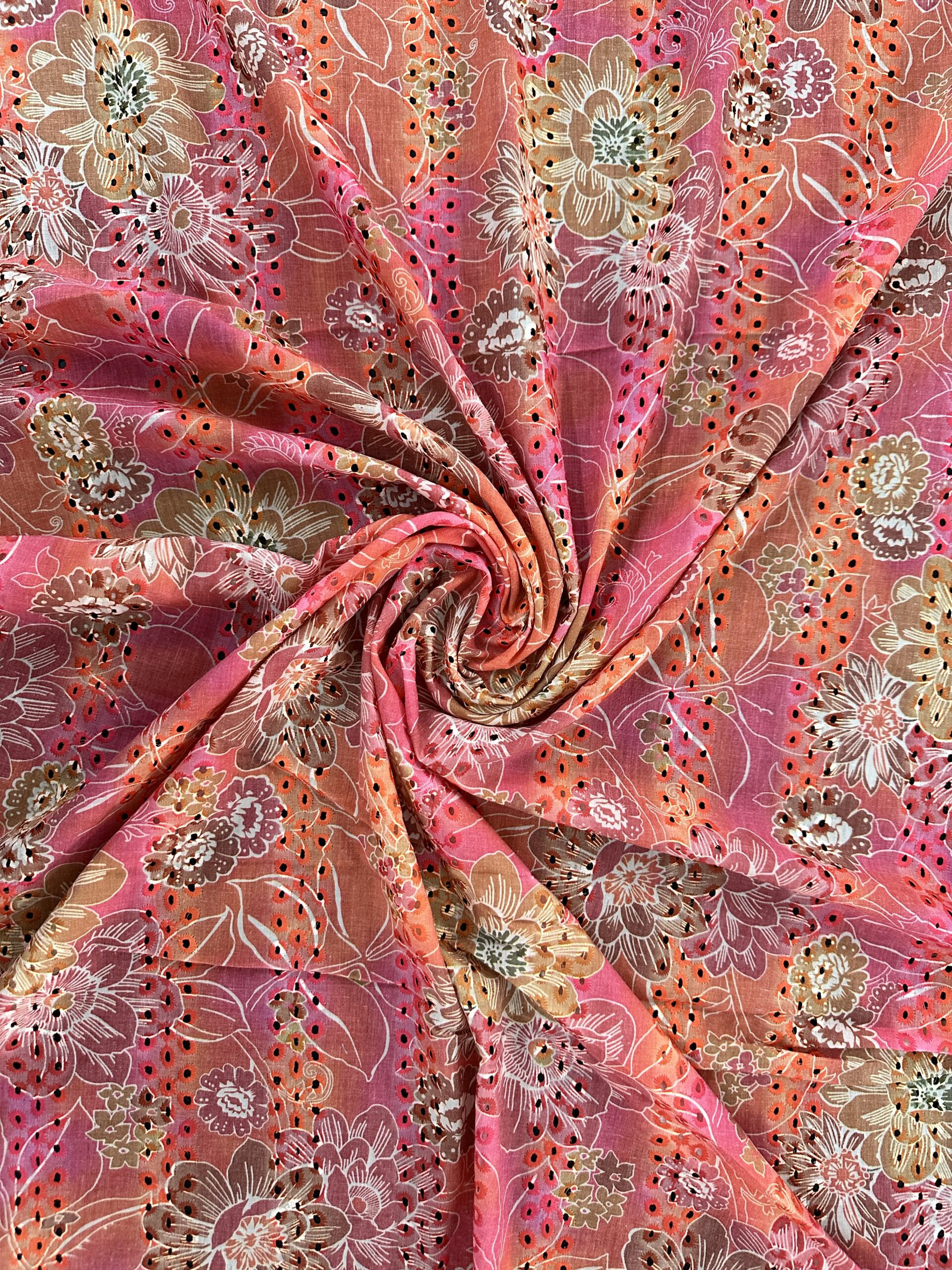 Blossom Print Hakoba Embroidery